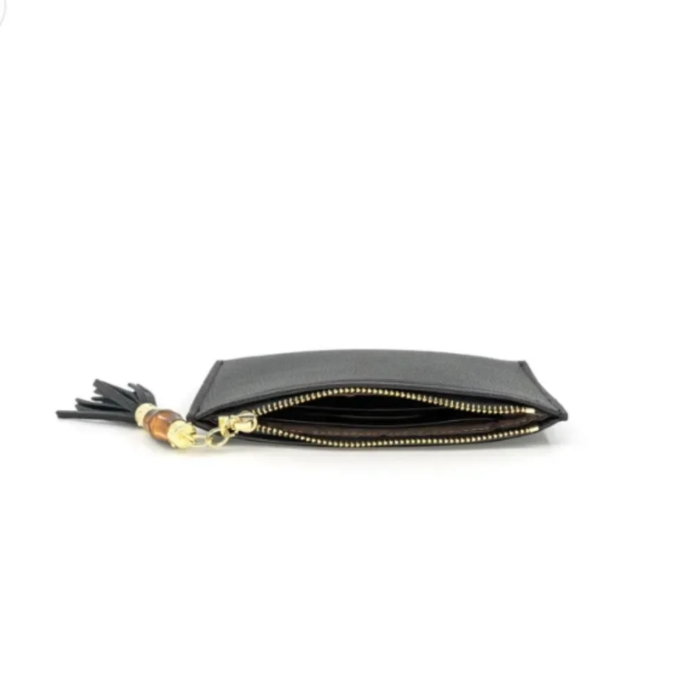 Bamboo tassel wallet